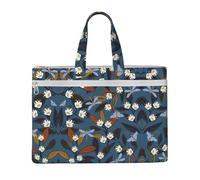 EZDLOWVBA Wild Nature Print Canvas Tote File Bag Suitable For Studying, Traveling, Traveling, Commuting, Etc.