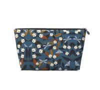 EZDLOWVBA Wild Nature Print Makeup Bag Cosmetic Bag for Purse Travel Make Up Organizer for Handbag,Waterproof Beauty Pouch for Women and Girls