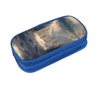 EZDLOWVBA Winter Wonderland Print Pencil Cases Boys Girls Lovely Pencilcase with Zip Organizer for Students Pencil Case for Daughter Son Desk Pencil Pouch