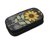 EZDLOWVBA You are My Sunflower Print Pencil Cases Boys Girls Lovely Pencilcase with Zip Organizer for Students Pencil Case for Daughter Son Desk Pencil Pouch