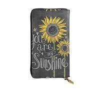 EZDLOWVBA You are My Sunflower Print Women Wallets,Large Capacity Clutch Purse for Women Ladie Men Wallet Clearance Credit Card Holder Pu Handbag