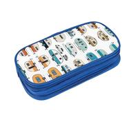 EZDLOWVBA You Make Me Happy Trailer Print Pencil Cases Boys Girls Lovely Pencilcase with Zip Organizer for Students Pencil Case for Daughter Son Desk Pencil Pouch