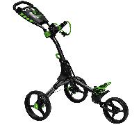 EZE GLIDE 2026 COMPACT+ GOLF PUSH TROLLEY - CHARCOAL / LIME
