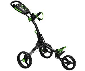 EZE GLIDE 2026 COMPACT+ GOLF PUSH TROLLEY - CHARCOAL / LIME
