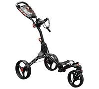 EZE Glide Unisex Compact+ 360 Golf Trolley, Charcoal/Red, One Size UK
