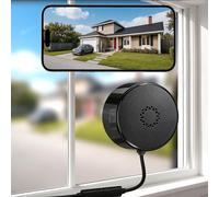 ezeevision Window Camera,5G WiFi Security Camera with 2K Full Color Night Vision & Motion Detection,Cloud/SD Storage & 24/7 Recording Anti-Glare, Anti-Reflection Window Cameras for Home Security/Pet