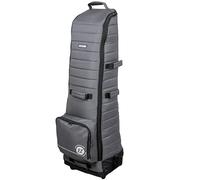 EzeGlide 6 Wheel Golf Travel Cover, Heavy Duty Transit Flight Bag Protect | Padded Protection Transport Case with Smooth Rolling Wheels & Lockable Zippers for Clubs