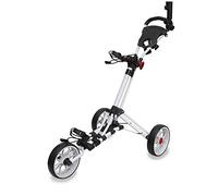 EZEGLIDE SMART FOLD 3 WHEEL GOLF TROLLEY - WHITE