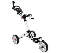 Easyglide Smart Fold 3 Wheel Push Golf Trolley White