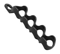 EzeGlide Unisex Trolley Ball Clip, Black
