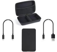 Ezekers 500GB Portable External Hard Drive with Carrying Bag - Ultra-Fast USB-C