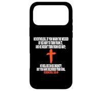 Ezekiel 33:9 Bible Verses Scripture Case for iPhone 17 Pro Max