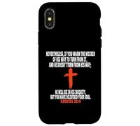 Ezekiel 33:9 Bible Verses Scripture Case for iPhone X/XS