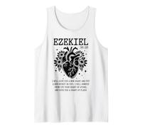 Ezekiel 36:26 Scripture Anatomical Heart Christian Faith Tank Top
