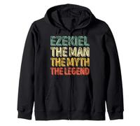 Ezekiel The Man The Myth The Legend Shirt First Name Ezekiel Zip Hoodie