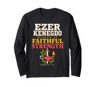 Ezer Kenegdo Biblical Womanhood Christian Wife Gift Long Sleeve T-Shirt