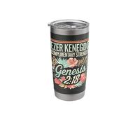 Ezer Kenegdo Complimentary Strength Genesis 2:18 Stainless Steel Insulated Tumbler