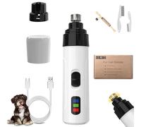 EZGHAR Silent Groom Pro, 2024 Premium Silent Grind Pro Dog Nail Trimmer, Rechargeable Micro Precision Electric Dog Nail Clippers for Grooming, Pet Nail Grinder Quiet for Dogs (1PC)
