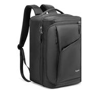 Ezgnuk Game Backpack for PS5 Console, Protective Travel Carrying Case, Large Capacity Storage Bag with Zippered Pocket for PlayStation 5, Laptop, Headphones, Game Discs and Accessories （Light Black）