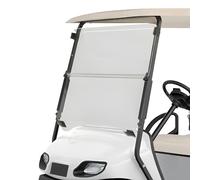 Ezgo Golf Cart Windshield Ezgo TXT Windshield Replacement for 1995 to 2013 Ezgo TXT and Medalist Models with Tinted Foldable UV Protection and Impact Resistant PC Shield