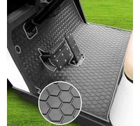EZGO TXT Golf Cart Floor Mat, Upgraded Non-Slip Improved Full Coverage Liner Mats Unique with 8mm Thickness Rubber, Fits for EZGO TXT (1994+), EX1 (2020), Valor, Cushman Workhorse & Express S4
