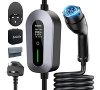 EzGoGo EV Charger 3 Pin Plug 32.81Ft/10M 3kW 6-13A Type 2 Charging Cable | IP65 Waterproof Car Charging Cable, 1-12h Delayed Charging, Plug & Play, Electric Car Charger for All EVs & PHEVs.