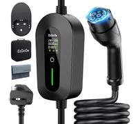 EzGoGo EV Charger 3 Pin Plug 65.62Ft/20M 3kW 6-13A Type 2 Charging Cable | IP65 Waterproof Car Charging Cable, 1-12h Delayed Charging, Plug & Play, Electric Car Charger for All EVs & PHEVs.