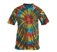 Ezhippie Men's Tie Dye T-Shirt (4, XXL)