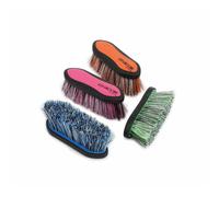 Shires 1484 Ezi-Groom Small Grip Dandy Brush Bright Blue