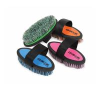 EZI-GROOM Black and Pink Grip Body Brush - Large