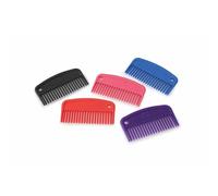 EZI-GROOM Black Plastic Mane Comb - Black
