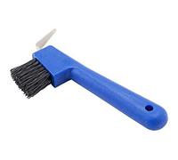 EZI-GROOM Blue Hoof Pick/Brush - Blue