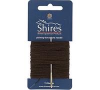 Ezi-Groom Horse Plaiting Thread Brown (One Size)