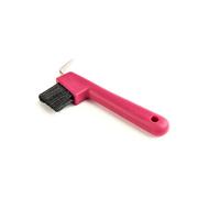 EZI-GROOM Pink Hoof Pick/Brush - Pink