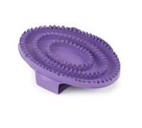 EZI-GROOM Purple Rubber Curry Comb - Purple - Large