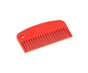 EZI-GROOM Red Plastic Mane Comb - Red