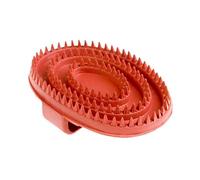 EZI-GROOM Red Rubber Curry Comb - Large