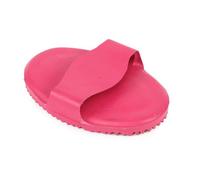 Ezi-Groom Rubber Horse Curry Comb Pink (145mm)