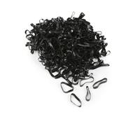 Ezi-Groom Silicone Horse Plaiting Bands (Pack Of 450) Black (One Size)