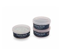 EZI-GROOM White Plaiting Bands Tub - One Size