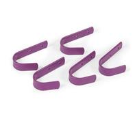 Ezi-Kit Stable Hook (Pack Of 5) Purple (4In)