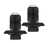 Ezilif Car Seat Protector for Child Seat, 2 Pack 600D Oxford Fabric Car Seats Protectors for Child Seats Fits ISOFIX, Waterproof Baby Seat Protector with Pockets and Thick Pad Cover for Kids
