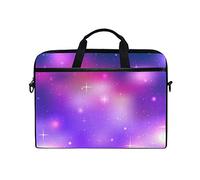 EZIOLY Space Stars Nebula Galaxy Laptop Shoulder Messenger Bag Case Sleeve for 13 Inch to 14 inch Laptop
