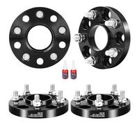 EZISOE 20mm 5x4.5 Hub Centric Wheel Spacers 67.1mm Hub Bore, 12x1.5 Studs 5x114.3 Forged Wheel Spacers Black Set of 4 for Hyundai Mazda Kia Ford Jeep Mitsubishi