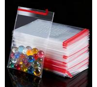 Ezitruz Clear Cellophane Bags, 110 Pack Self Adhesive Sealable Bags 23x31 cm/9.06x12.20 i Reusable Plastic Cookie Bag for Sweets Chocolates Cookies Bread Fruit Jewellery Gifts Envelopes Cards Photos