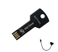 EZITSOL Disk Cloning Kit with Bootable USB Key & USB3.0 SATA Cable - Clone or Upgrade HDD/SSD Without OS Reinstall - Compatible with 64-Bit Windows & Linux PCs (Intel/AMD Only)
