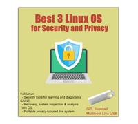 EZITSOL USB for Kali 2024,Tails 6.4,Caine 13 | 3IN1 Bootable USB Flash Drive for IT Training and Security Learning (32GB) | 64-Bit Security & Privacy Toolkit