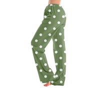 EZJOBLA Pyjama BottomsPajamas Pj Women Ladies Pyjamas Size 1 Cotton Matching Christmas Couples Sleep Green M