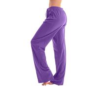 EZJOBLA Women's Pyjama Bottoms Couples Pajamas Lounge WearPjs WomensPj Pants Men Christmas Pyjamas Women Loungewear Purple L