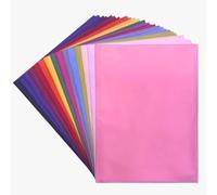 ezkart 100pk Assorted Coloured Large Size of Acid Free Tissue Paper Ideal for Gift Paper Sheets for Packaging | Dimension: 20 x 30 Inch (Mixed, 100pk)